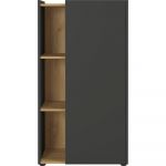Bibliotecă gri închis cu aspect de stejar 62x115 cm Austin - Germania