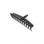 Greblă universală Fiskars Solid, lățime 40,5 cm, negru