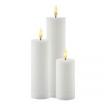 Decorațiuni luminoase albe 3 buc. Smilla – Sirius