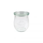 Set 12 borcane cu capac ermetic Weck Tulpe, 220 ml