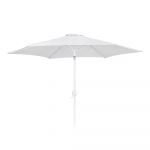 Umbrelă de soare albă ø 350 cm Alba – LDK Garden