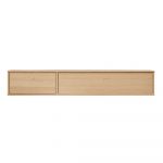 Comodă TV în culoare naturală cu aspect de lemn de stejar 133x22 cm Mistral – Hammel Furniture