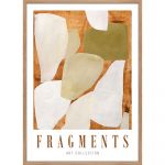 Poster cu ramă 52x72 cm Fragments – Malerifabrikken