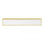 Comodă TV galben-deschis/albă 133x22 cm Mistral – Hammel Furniture