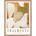 Poster cu ramă 32x42 cm Fragments – Malerifabrikken