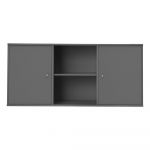 Comodă gri antracit joasă suspendată 133x61 cm Mistral – Hammel Furniture
