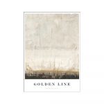 Poster cu ramă 52x72 cm Golden Line – Malerifabrikken