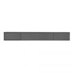Comodă TV gri antracit 176x22 cm Mistral – Hammel Furniture
