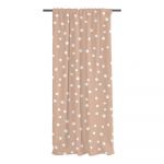 Draperie portocalie pentru copii 250x110 cm Dots from the Forest - Butter Kings
