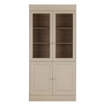 Vitrină crem din lemn de pin 105x215 cm Chow – vtwonen