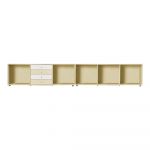 Comodă galben-deschis joasă 267x61 cm Mistral – Hammel Furniture