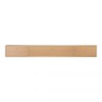 Comodă TV în culoare naturală cu aspect de lemn de stejar 176x22 cm Mistral – Hammel Furniture