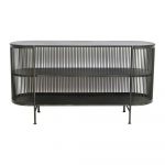 Comodă joasă din metal negru 149x80 cm Yinthe - Light & Living