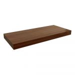 Raft în decor din lemn exotic în culoare naturală 80 cm Optic - Household Pleasure
