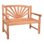 Bancă de grădină din lemn de culoare naturală Marisa - Garden Pleasure