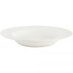Farfurie adâncă din porțelan alb Mikasa Ridget, ø 23 cm