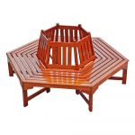 Bancă de grădină din lemn maro Ontario - Garden Pleasure