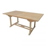 Masă de grădină din lemn de tec 100x180 cm Solo - Garden Pleasure