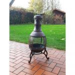 Șemineu din fontă ø 50 cm - Garden Pleasure