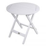 Masă rotundă de grădină din lemn de eucalipt ø 50 cm Mesa - Garden Pleasure