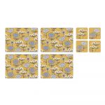 Set de protecții de masă și coasters 8 buc. Retro Meadow – Cooksmart ®