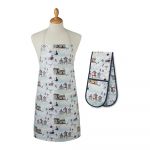 Set cu șorț și mănușă de bucătăroe 2 buc. Beside the Seaside – Cooksmart ®