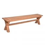 Bancă de grădină din lemn de culoare naturală Kisar - Garden Pleasure