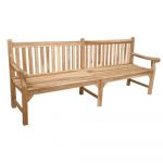 Bancă de grădină din lemn de culoare naturală Madura - Garden Pleasure