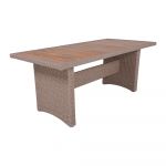 Masă de grădină cu blat de salcâm 100x220 cm Braga - Garden Pleasure