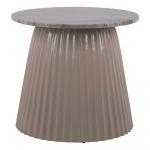 Măsuță de cafea maro deschis rotundă din marmură ø 45 cm Luscious – Leitmotiv