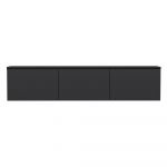 Comodă TV gri antracit 160x35 cm Neon – Kalune Design