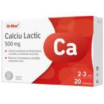 Dr. Max Calciu lactic, 20 comprimate