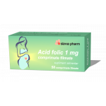 Acid folic 1 mg, 50 comprimate, Slavia Pharm