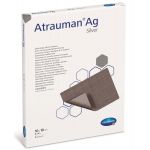 Pansament cu unguent neutru si argint, 10x10 cm, 10 bucati, Atrauman