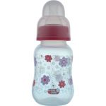 Biberon polipropilena decorat usor de tinut, 125ml, Primii Pasi