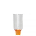 Pahar - Victoria, clear/orange | ByOn