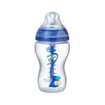 Biberon anti-colici Advanced cu sistem de ventilatie Albastru, 340ml, Tommee Tippee