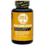 Magneziu 600mg, 60 capsule, Gold Nutrition