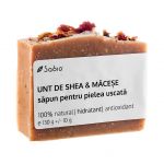 Sapun pentru pielea uscata cu unt de shea si macese, 130g, Sabio