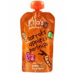 Piure Bio din morcov, mar si pastarnac, 120g, Ella’s Kitchen