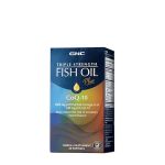 Ulei de peste si coenzima Q-10 Triple Strength, 60 capsule, GNC