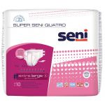 Scutece pentru adulti Super Quatro Extra Large, 10 bucati, Seni