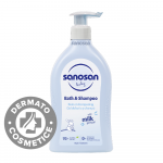 Sampon si spumant cu dispenser Baby, 400ml, Sanosan