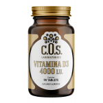 Vitamina D3 4000 IU, 90 tablete, COS Laboratories