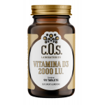 Vitamina D3 2000 IU, 90 tablete, COS Laboratories