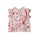 Bluza cu model si terminatii valurite