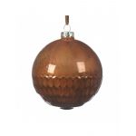 Glob de Craciun - Rusty finish, brown | Kaemingk