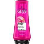 Balsam Supreme Length pentru par lung predispus deteriorarii si ingrasarii radacinilor, 200ml, Gliss