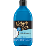 Gel de dus cu ulei de cocos 100% presat la rece, 385ml, Nature Box