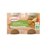 Piure bio din legume de gradina +4 luni, 2 x 130g, BabyBio